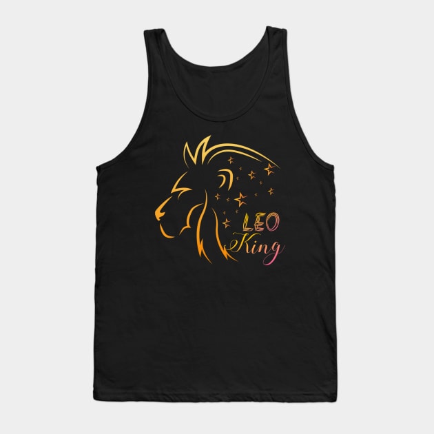 Leo king Tank Top by RoseaneClare 